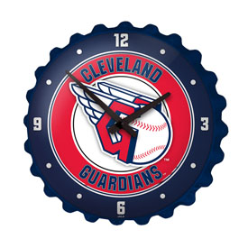 Cleveland Guardians: Baseball - Bottle Cap Wall Clock, MBCLVD-540-01