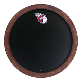 Cleveland Guardians: Logo - Chalkboard "Faux" Barrel Top Sign, MBCLVD-630-01