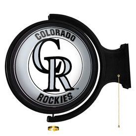 Colorado Rockies: Original Round Rotating Lighted Wall Sign, MBCOLO-115-01