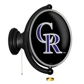 Colorado Rockies: Original Oval Rotating Lighted Wall Sign, FNB-MBCOLO-125-01A Colorado Rockies: Original Oval Rotating Lighted Wall Sign, FNB-MBCOLO-125-01A