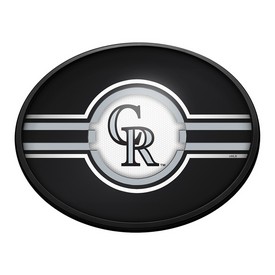 Colorado Rockies: Oval Slimline Lighted Wall Sign, FNB-MBCOLO-140-01A Colorado Rockies: Oval Slimline Lighted Wall Sign, FNB-MBCOLO-140-01A