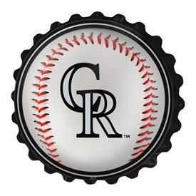 Colorado Rockies: Baseball - Bottle Cap Wall Sign, MBCOLO-210-31