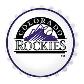 Colorado Rockies: Logo - Bottle Cap Wall Light, MBCOLO-215-02