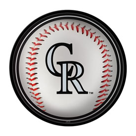 Colorado Rockies: Baseball - Modern Disc Wall Sign, MBCOLO-230-31