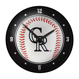 Colorado Rockies: Baseball - Modern Disc Wall Clock, MBCOLO-510-31