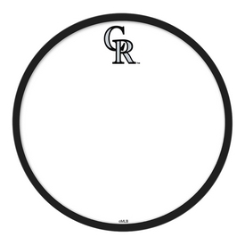 Colorado Rockies: Modern Disc Dry Erase Wall Sign, MBCOLO-612-01
