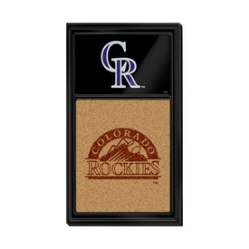 Colorado Rockies: Dual Logo - Cork Note Board, AGS-MBCOLO-640-02A Colorado Rockies: Dual Logo - Cork Note Board, AGS-MBCOLO-640-02A