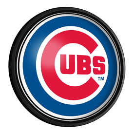 Chicago Cubs: Logo - Round Slimline Lighted Wall Sign, MBCUBS-130-02