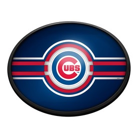 Chicago Cubs: Oval Slimline Lighted Wall Sign, FNB-MBCUBS-140-01A Chicago Cubs: Oval Slimline Lighted Wall Sign, FNB-MBCUBS-140-01A