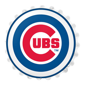 Chicago Cubs: Bottle Cap Wall Light, MBCUBS-215-01