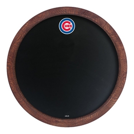 Chicago Cubs: Chalkboard "Faux" Barrel Top Sign, MBCUBS-630-01