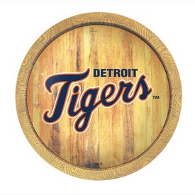 Detroit Tigers: "Faux" Barrel Top Sign, FNB-MBDETT-240-01 Detroit Tigers: "Faux" Barrel Top Sign, FNB-MBDETT-240-01