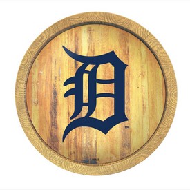 Detroit Tigers: Logo - "Faux" Barrel Top Sign, FNB-MBDETT-240-04 Detroit Tigers: Logo - "Faux" Barrel Top Sign, FNB-MBDETT-240-04