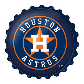 Houston Astros: Bottle Cap Wall Sign, MBHOUS-210-01
