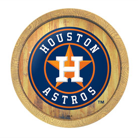 Houston Astros: "Faux" Barrel Top Sign, FNB-MBHOUS-240-01 Houston Astros: "Faux" Barrel Top Sign, FNB-MBHOUS-240-01