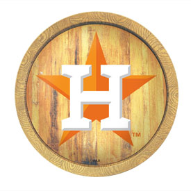 Houston Astros: Logo - "Faux" Barrel Top Sign, FNB-MBHOUS-240-04 Houston Astros: Logo - "Faux" Barrel Top Sign, FNB-MBHOUS-240-04