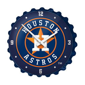 Houston Astros: Bottle Cap Wall Clock, MBHOUS-540-01