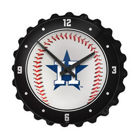 Houston Astros: Baseball - Bottle Cap Wall Clock, MBHOUS-540-31
