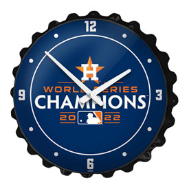 Houston Astros: World Series Champs - Bottle Cap Wall Clock, MBHOUS-540-99