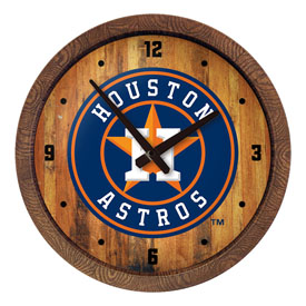 Houston Astros: "Faux" Barrel Top Clock