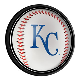 Kansas City Royals: Baseball - Round Slimline Lighted Wall Sign, MBKCTY-130-31