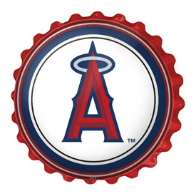 Los Angeles Angels: Bottle Cap Wall Sign, MBLAAN-210-01