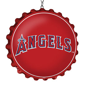 Los Angeles Angels: Wordmark - Bottle Cap Dangler, MBLAAN-220-02