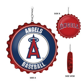 Los Angeles Angels: Double-Sided Bottle Cap Dangler, MBLAAN-220-03