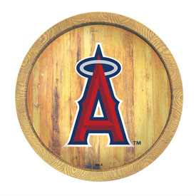 Los Angeles Angels: "Faux" Barrel Top Sign, FNB-MBLAAN-240-01 Los Angeles Angels: "Faux" Barrel Top Sign, FNB-MBLAAN-240-01