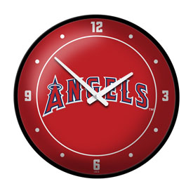 Los Angeles Angels: Wordmark - Modern Disc Wall Clock, MBLAAN-510-02