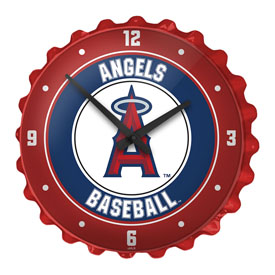 Los Angeles Angels: Bottle Cap Wall Clock, MBLAAN-540-01