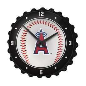 Los Angeles Angels: Baseball - Bottle Cap Wall Clock, MBLAAN-540-31