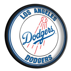 Los Angeles Dodgers: Round Slimline Lighted Wall Sign, MBLADO-130-01