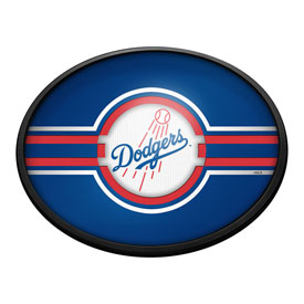 Los Angeles Dodgers: Oval Slimline Lighted Wall Sign, FNB-MBLADO-140-01A Los Angeles Dodgers: Oval Slimline Lighted Wall Sign, FNB-MBLADO-140-01A