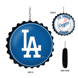 Los Angeles Dodgers: Double-Sided Bottle Cap Dangler, MBLADO-220-03