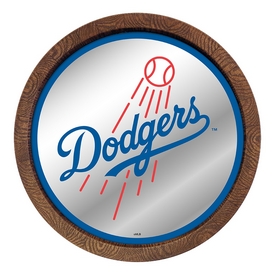 Los Angeles Dodgers: "Faux" Barrel Top Mirrored Wall Sign, AGS-MBLADO-245-01A Los Angeles Dodgers: "Faux" Barrel Top Mirrored Wall Sign, AGS-MBLADO-245-01A