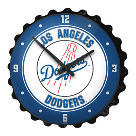 Los Angeles Dodgers: Bottle Cap Wall Clock, MBLADO-540-01