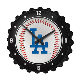 Los Angeles Dodgers: Baseball - Bottle Cap Wall Clock, MBLADO-540-31