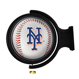 New York Mets: Baseball - Original Round Rotating Lighted Wall Sign, MBNYMT-115-31