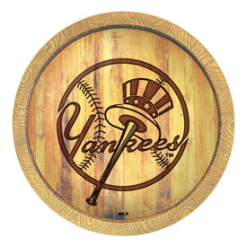 New York Yankees: Branded "Faux" Barrel Top Sign, FNB-MBNYYS-240-02 New York Yankees: Branded "Faux" Barrel Top Sign, FNB-MBNYYS-240-02