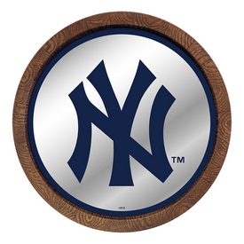 New York Yankees: Logo - "Faux" Barrel Top Mirrored Wall Sign, MBNYYS-245-02