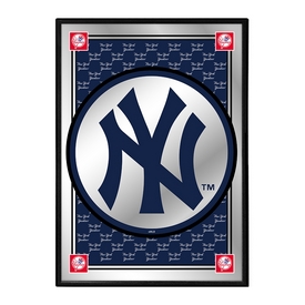 New York Yankees: Vertical Team Spirit - Framed Mirrored Wall Sign, MBNYYS-275-02