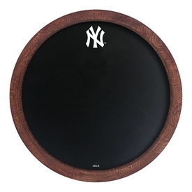 New York Yankees: Logo - Chalkboard "Faux" Barrel Top Sign, MBNYYS-630-02