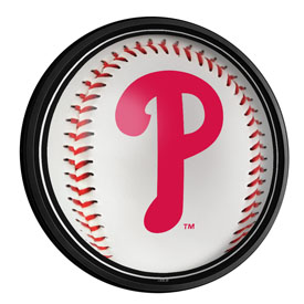 Philadelphia Phillies: Baseball - Round Slimline Lighted Wall Sign, MBPHIL-130-31