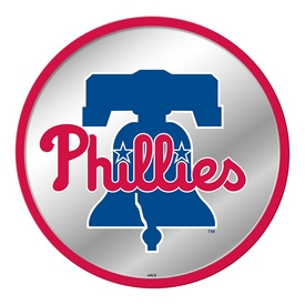 Philadelphia Phillies: Modern Disc Mirrored Wall Sign, AGS-MBPHIL-235-01A Philadelphia Phillies: Modern Disc Mirrored Wall Sign, AGS-MBPHIL-235-01A