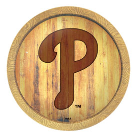 Philadelphia Phillies: Logo - Branded "Faux" Barrel Top Sign, FNB-MBPHIL-240-05 Philadelphia Phillies: Logo - Branded "Faux" Barrel Top Sign, FNB-MBPHIL-240-05