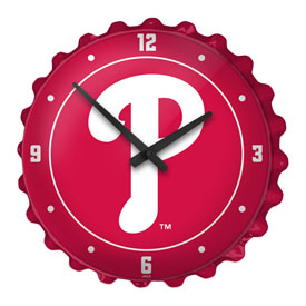 Philadelphia Phillies: Logo - Bottle Cap Wall Clock, MBPHIL-540-02