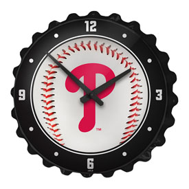 Philadelphia Phillies: Baseball - Bottle Cap Wall Clock, MBPHIL-540-31
