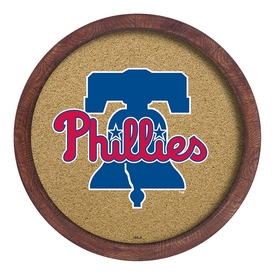 Philadelphia Phillies: "Faux" Barrel Framed Cork Board, AGS-MBPHIL-632-01A Philadelphia Phillies: "Faux" Barrel Framed Cork Board, AGS-MBPHIL-632-01A