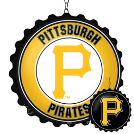 Pittsburgh Pirates: Double-Sided Bottle Cap Dangler, MBPITT-220-04